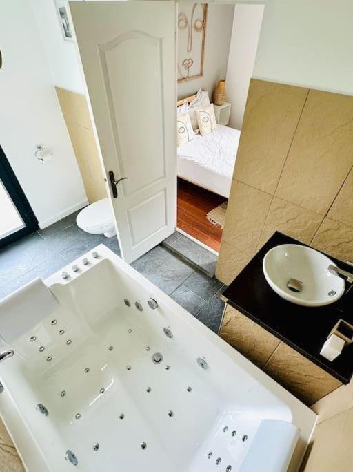 Ecrin Balneo Sauna A Thollon Apartment Exterior foto