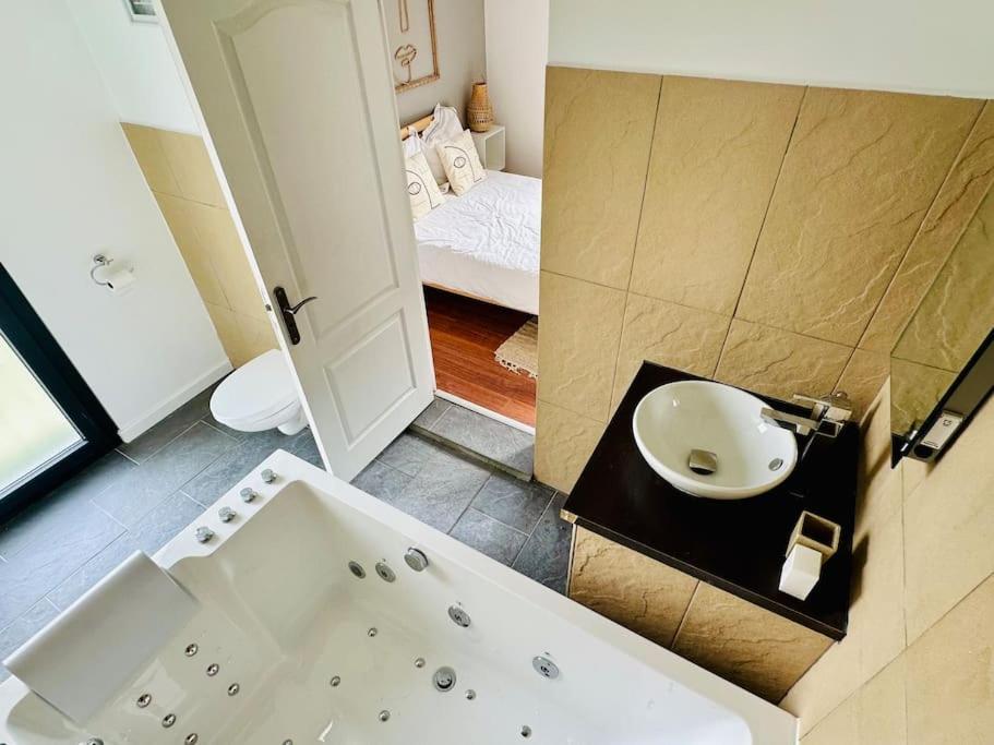 Ecrin Balneo Sauna A Thollon Apartment Exterior foto